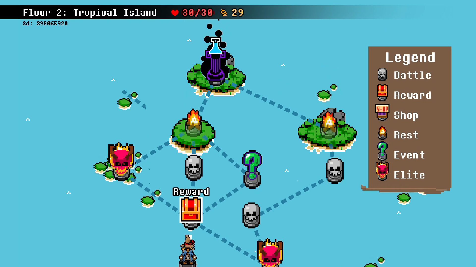 Everhood Hunters Tropical level screenshot